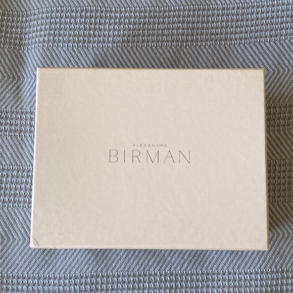 Alexandre Birman Evelyn Flat Blue Suede Bow Mules Sz 5 - Picture 9 of 10